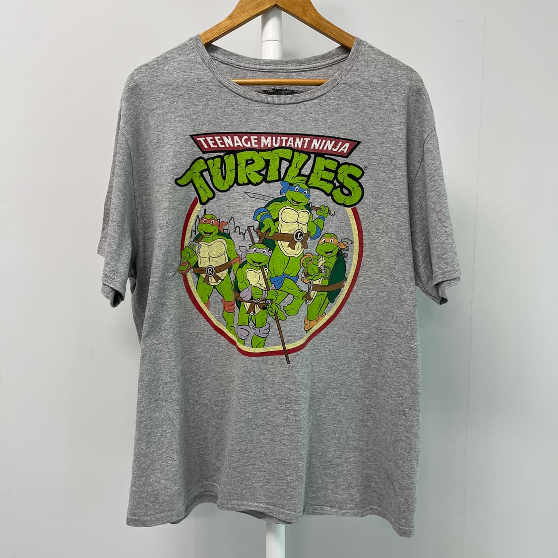 [XL] 닌자거북이 그래픽 반팔 티셔츠 상품이미지1