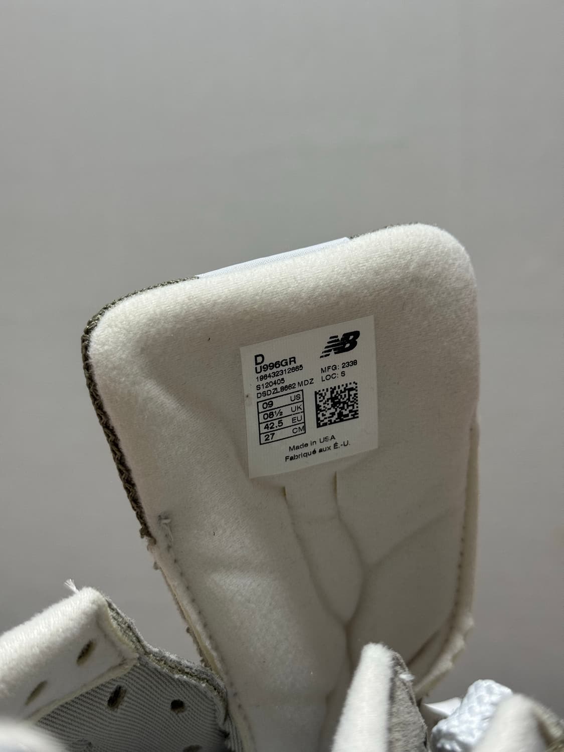 뉴발란스 996 usa 그레이 270 u996gr 상품이미지3