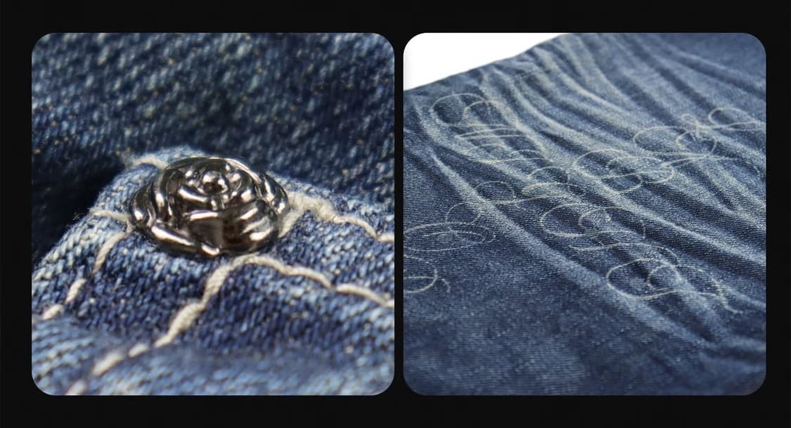 Rock Rivet Flared Jeans 상품이미지7