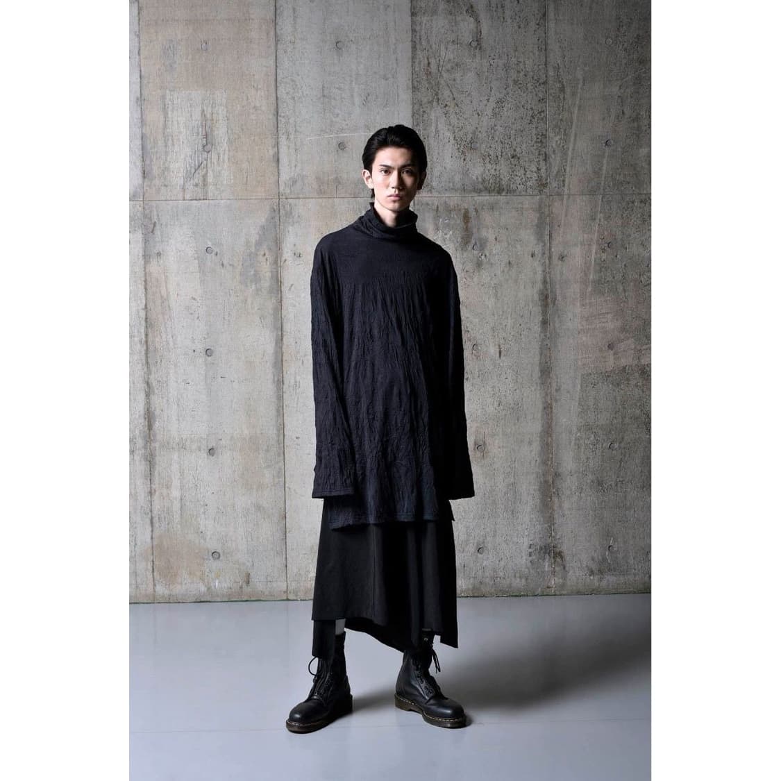 Ground Y 하이넥 슬릿 롱 풀오버 (남녀공용) 상품이미지7