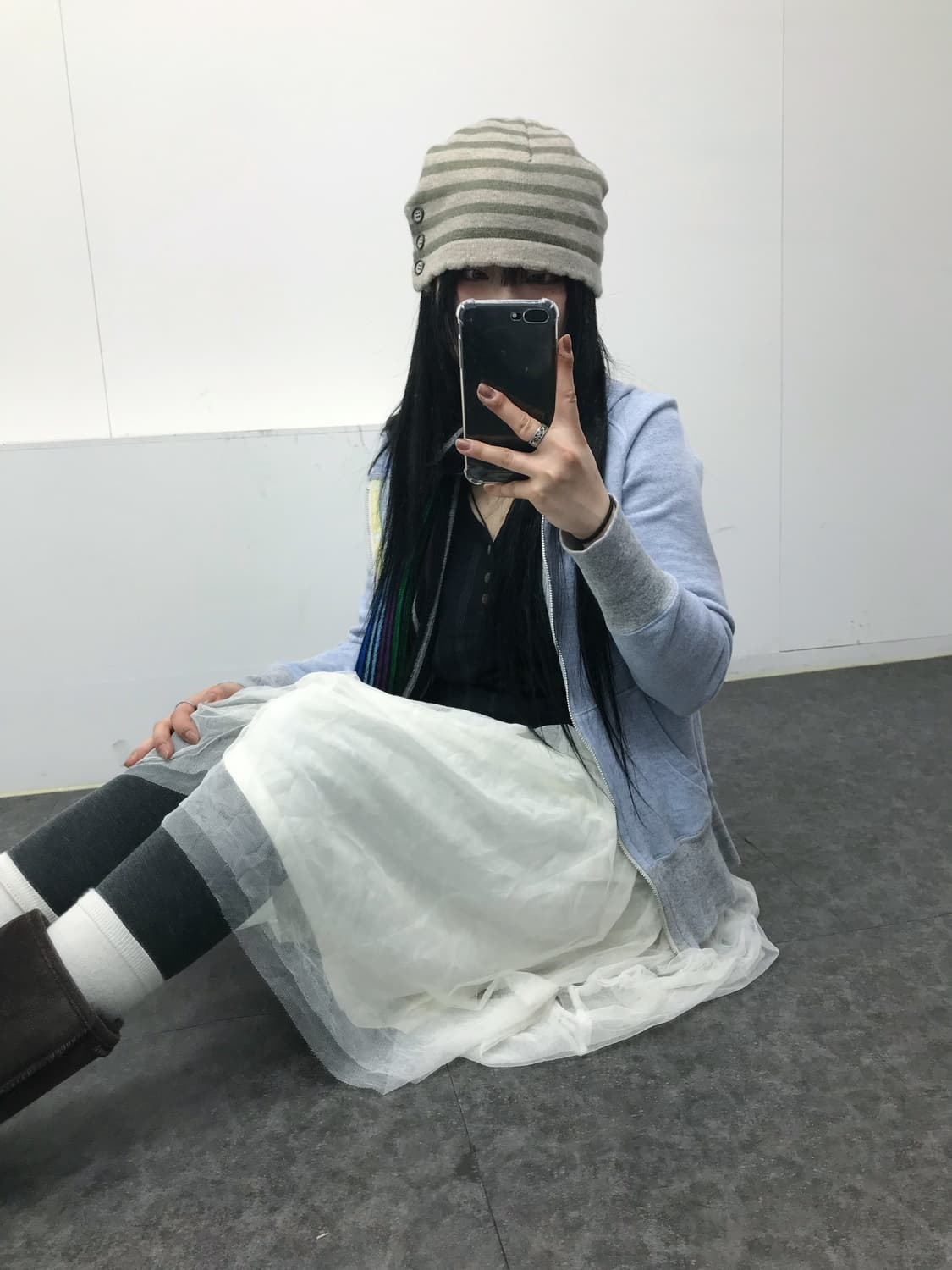 하늘 레이어드 모리 코디셋 상품이미지2