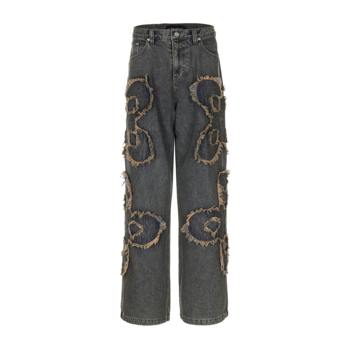 써저리 클로버 로고 패치 청바지 M 상품이미지1