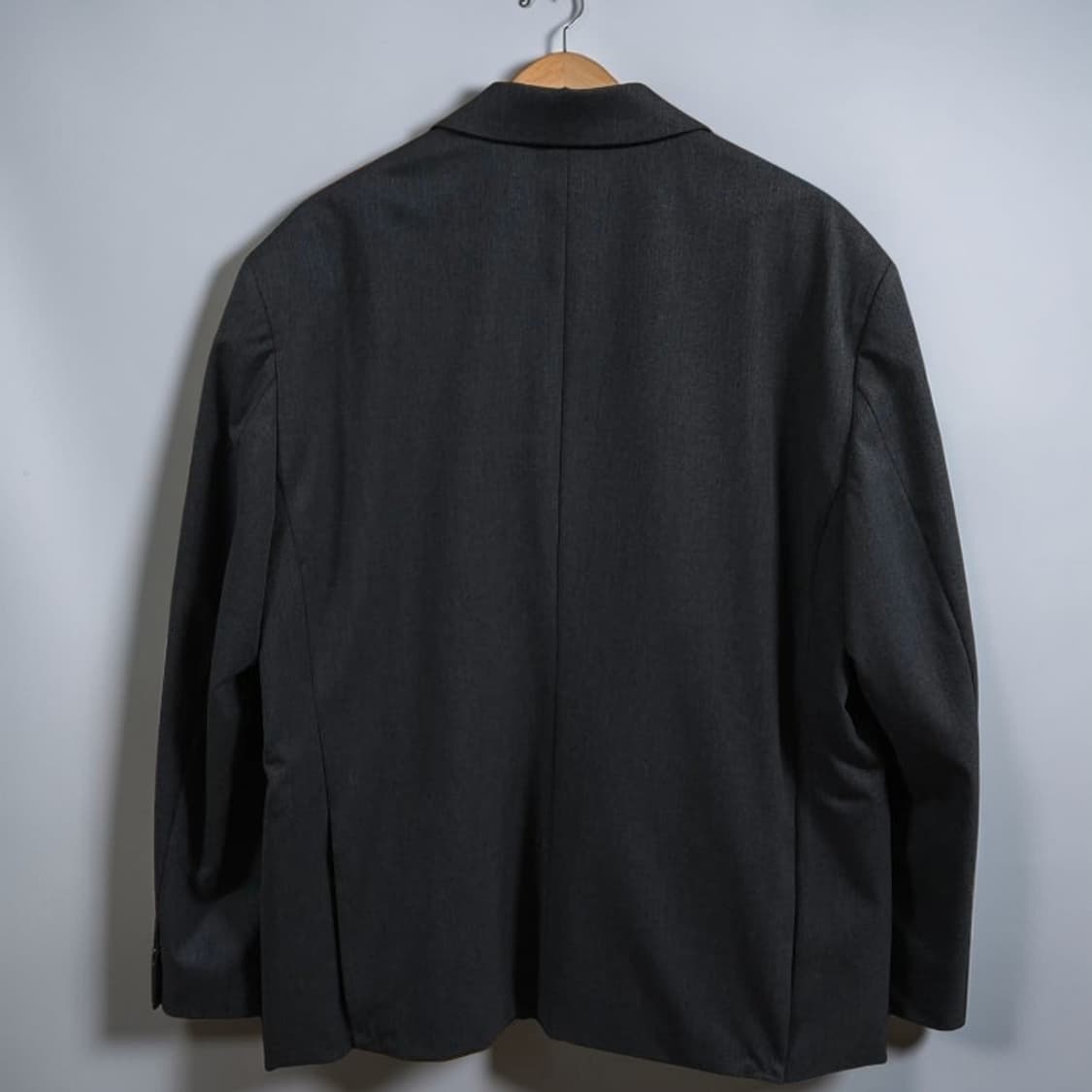 105 TNGT 싱글 블레이저 봄가을 루즈핏 차콜그레이 상품이미지4