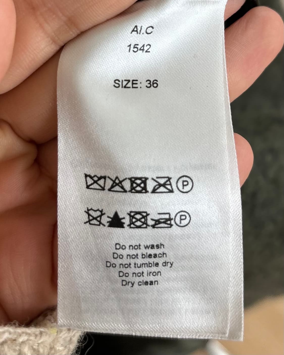 가니 카키 부클 울 롱 랩 코트 상품이미지8