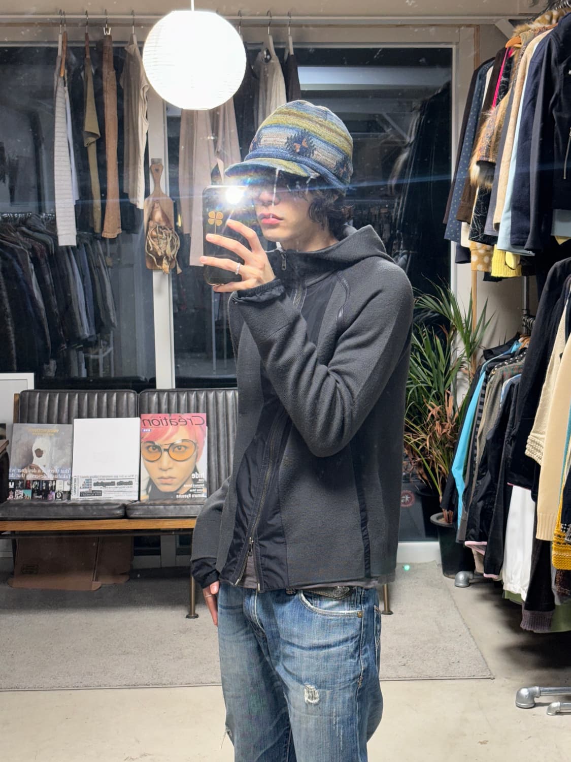 빈티지 리버서블 니트캡 상품이미지8