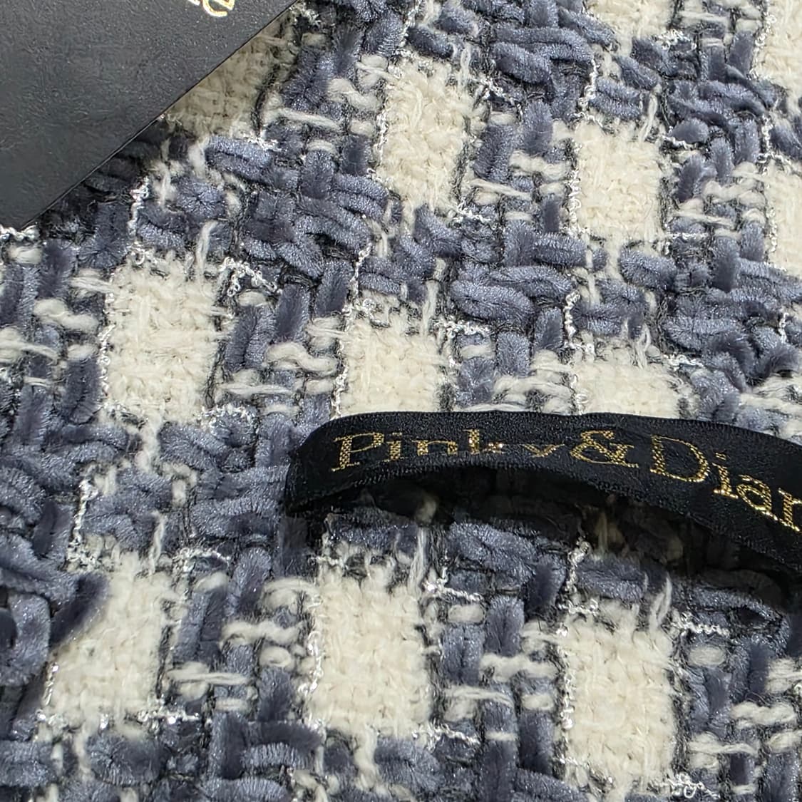 Pinky&Dianne) 일본빈티지 갸루깔st 겨울트위드 체크목도리머플러 상품이미지4