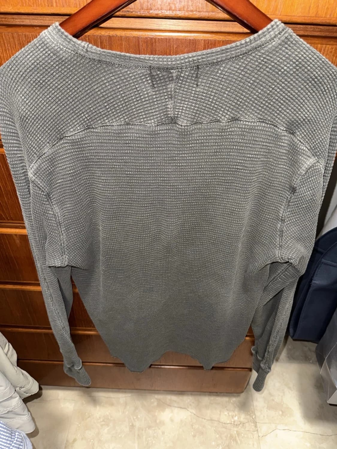 더블 알엘 와플 니트 롱 슬리브 티셔츠 상품이미지3