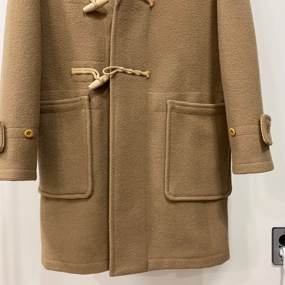 글로버올 몬티 유니온잭 더플코트 카멜 상품이미지4