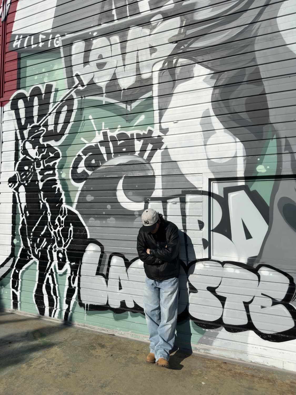 XL) 프리즘웍스 디스트로이드 카우하이드 레더자켓 상품이미지2