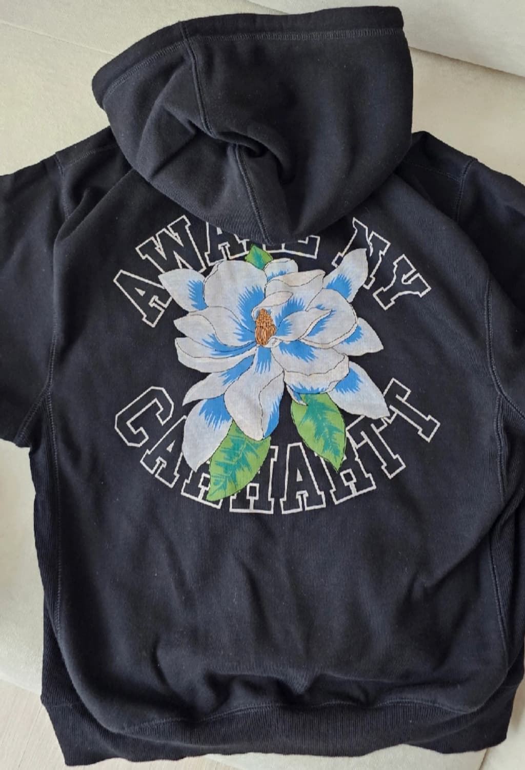 칼하트 WIP x 어웨이크 NY 후드티 M 한정판 상품이미지1