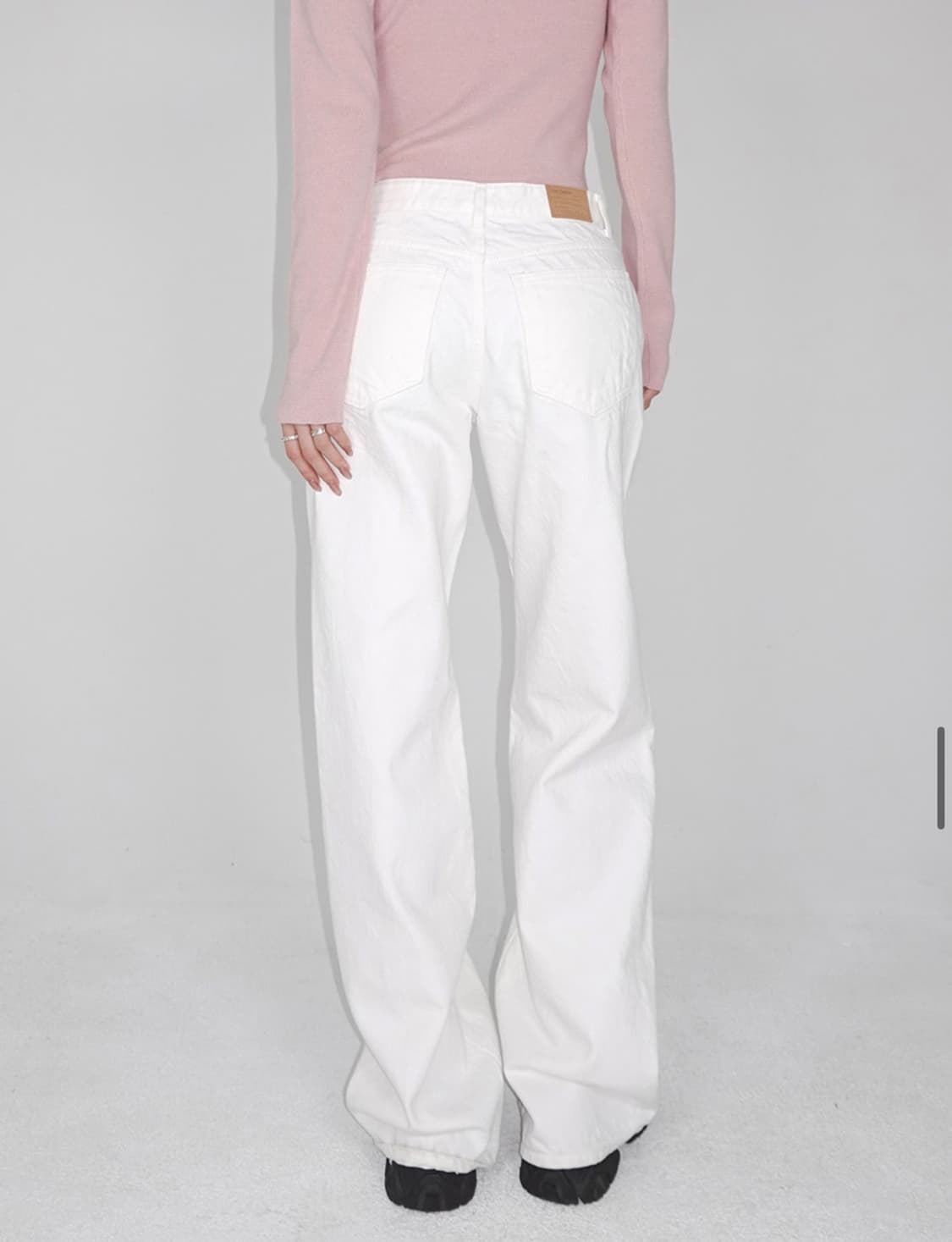 (새상품)화이트 바지 상품이미지4
