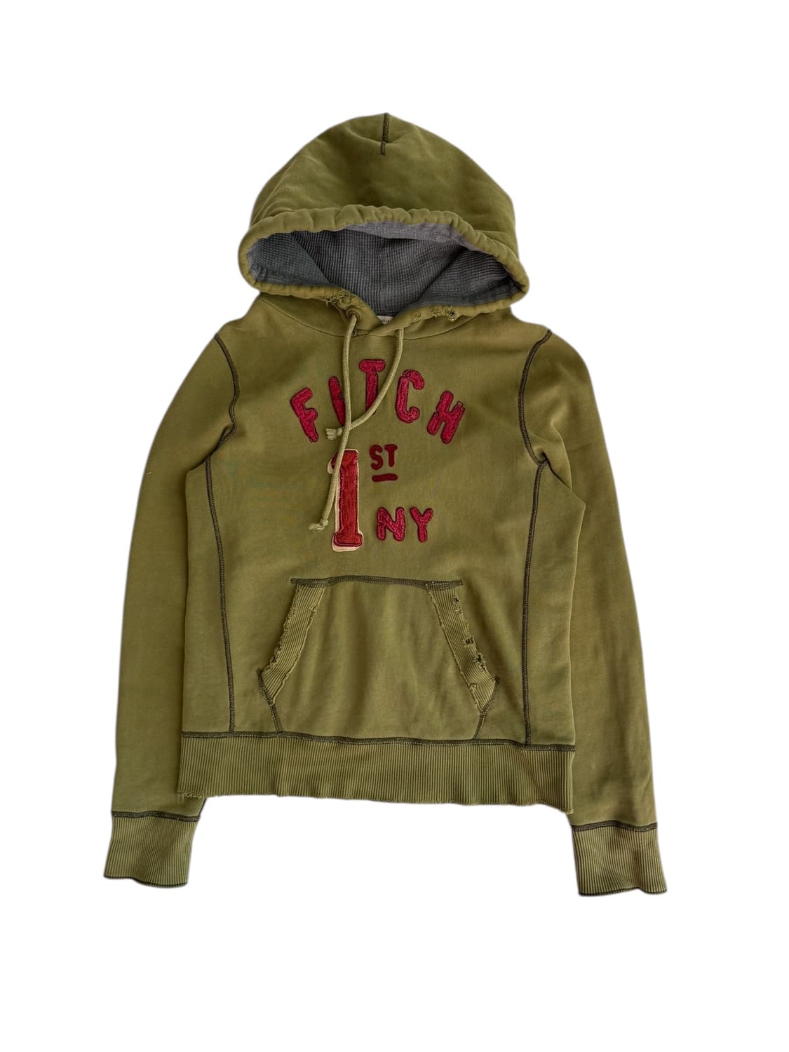 아베크롬비 헤비웨잇 카키 후드티 상품이미지5