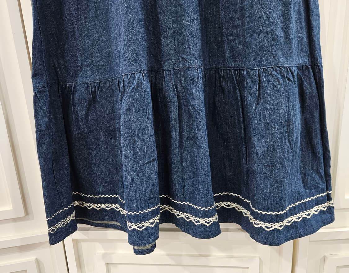 navy natural 데님 원피스 상품이미지6