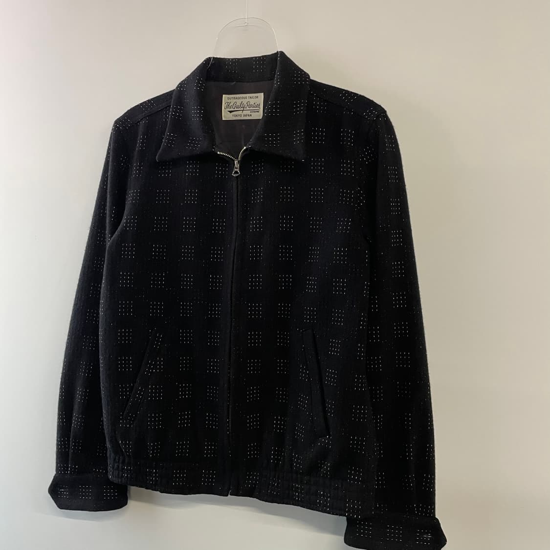 와코마리아 울 웨스턴 체크패턴 자켓 상품이미지4