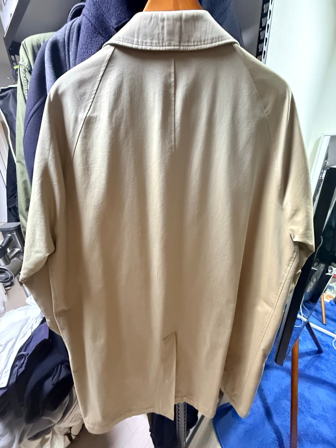 아나토미카 ANATOMICA 싱글 래글런 개버딘 코트 상품이미지3