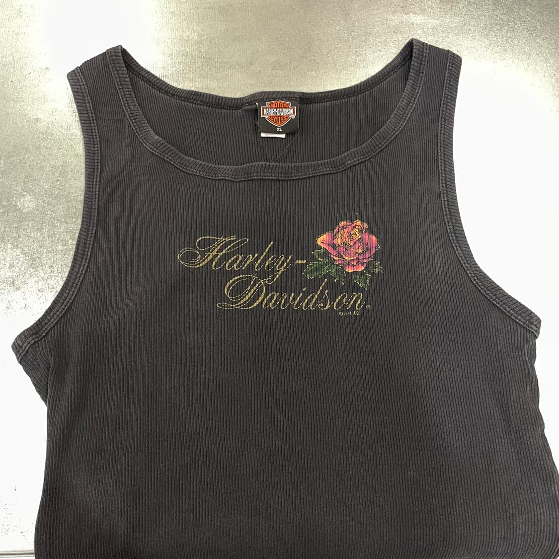  (XL) Harley Davidson 할리 프린팅 슬리브리스   상품이미지8
