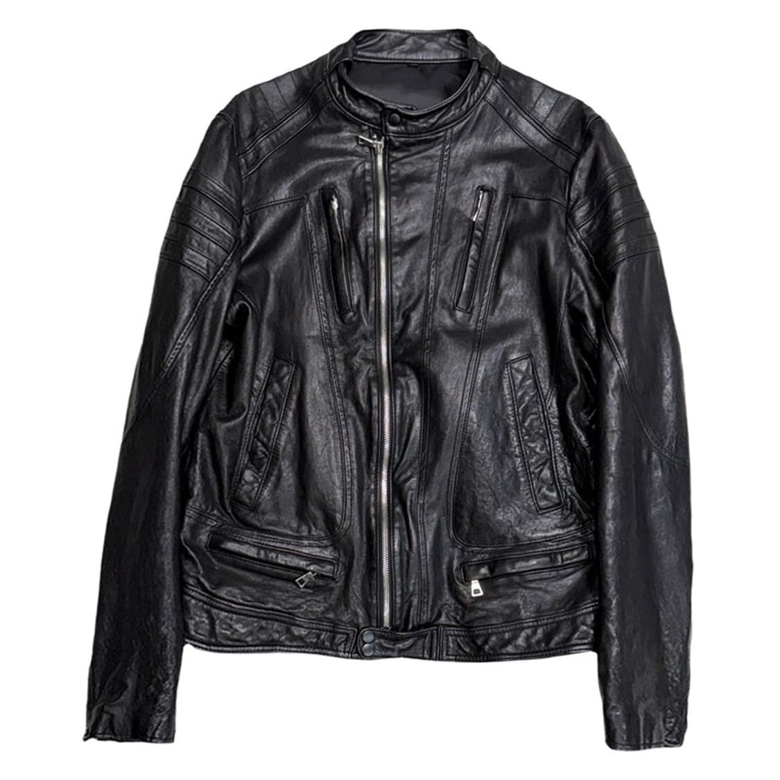 100% 이탈리아 램스킨 레더 자켓 46 상품이미지1