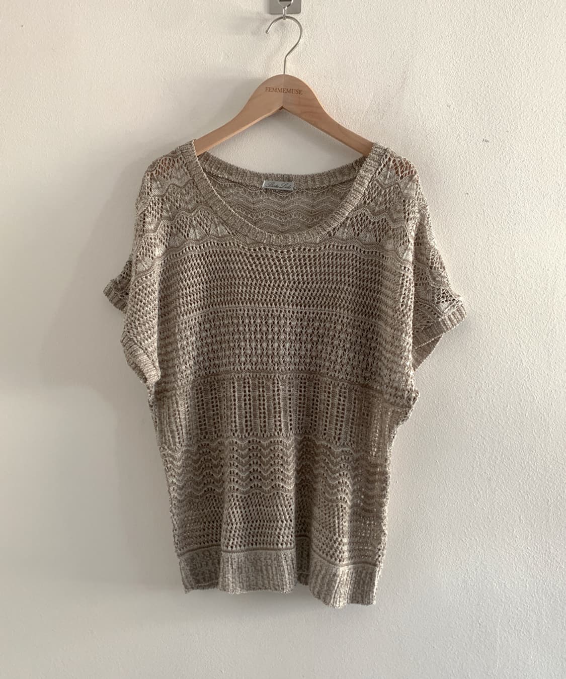 (Vintage)Mori ethnic loose knit 상품이미지1