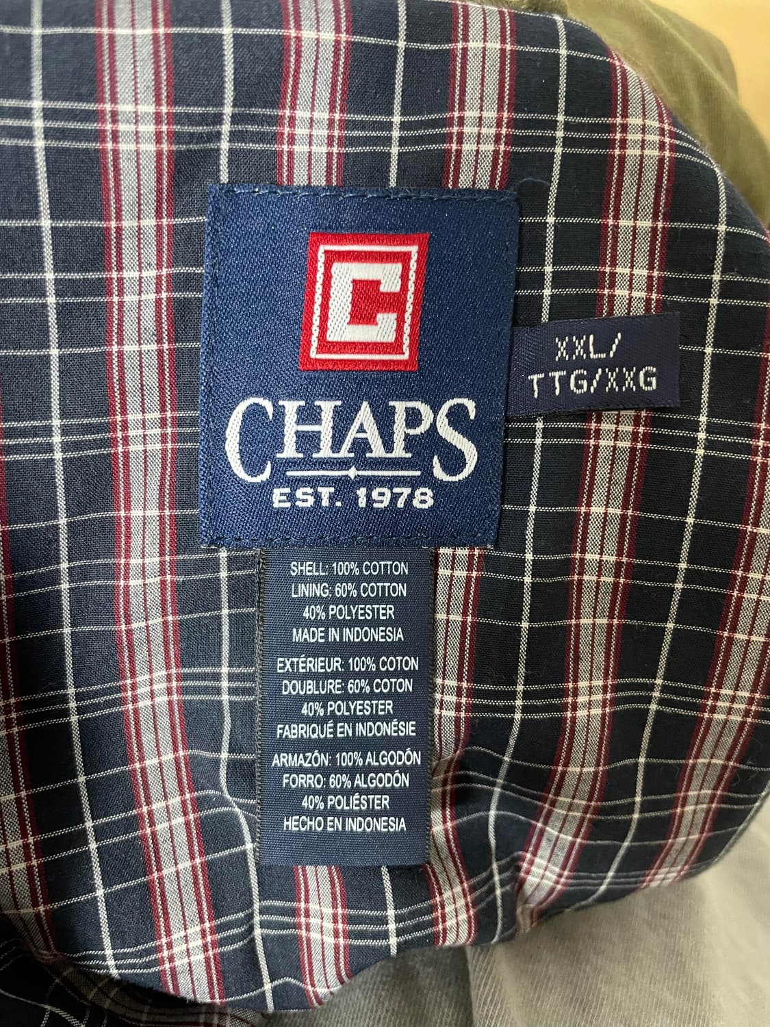 CHAPS - 해링턴 자켓 (XL-XXL 추천) 상품이미지3