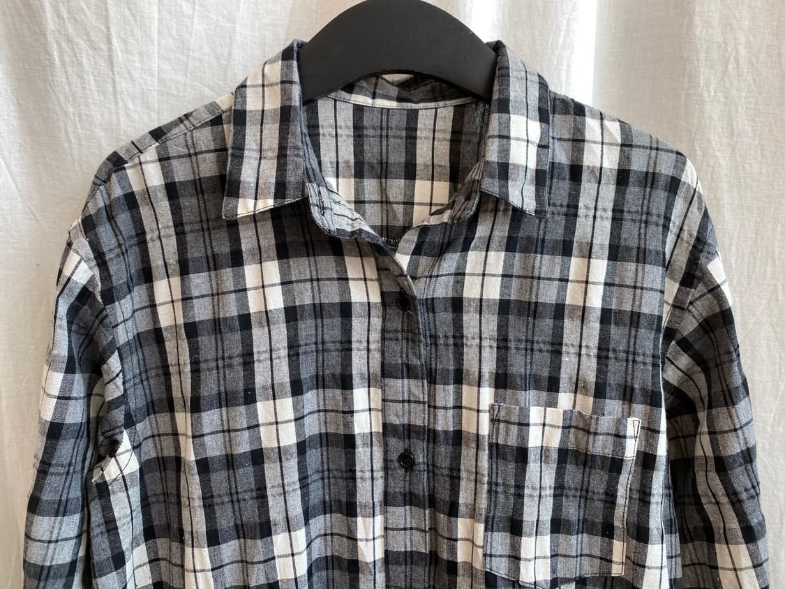 VIS 체크 롱셔츠(M) 상품이미지4