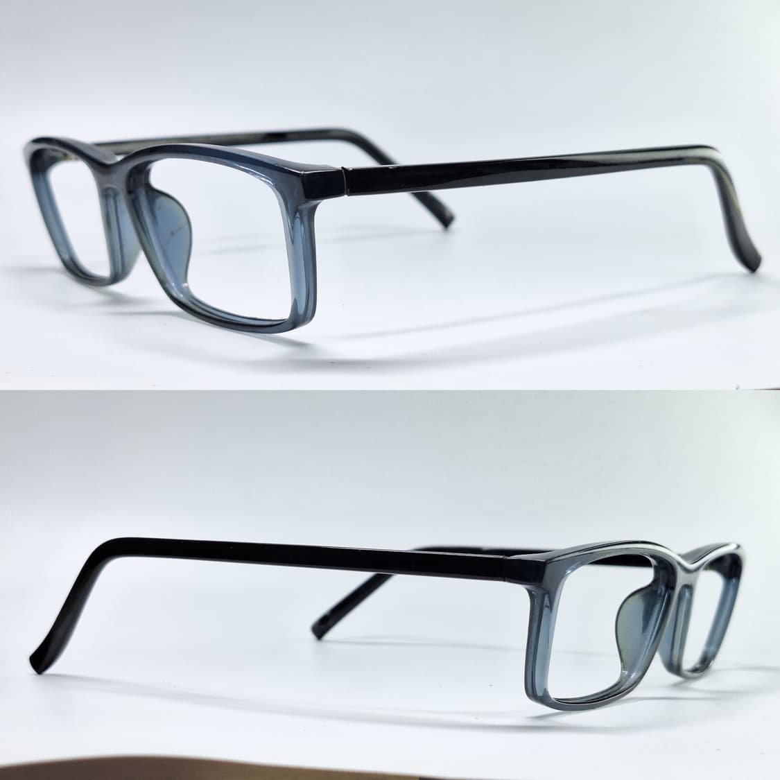 슬림 스퀘어 뿔테 안경테 144mm 빅사이즈 일본 수입 레트로 빈티지 상품이미지8