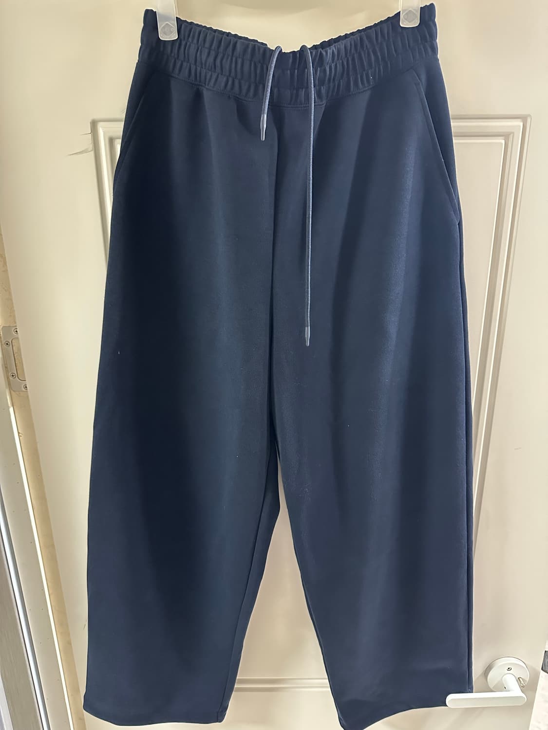 [M] 유니클로 C 스웨트 와이드 팬츠 네이비 상품이미지2