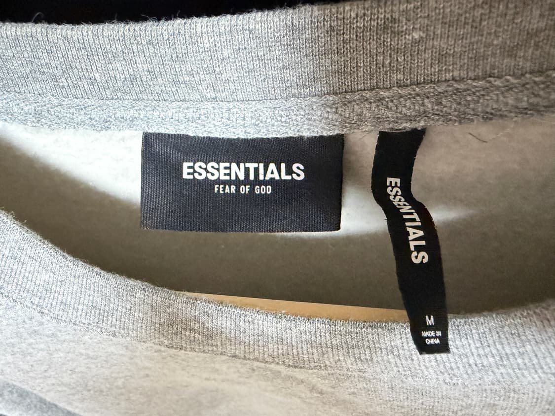 피어오브갓 에센셜 그레이 맨투맨 M 상품이미지3