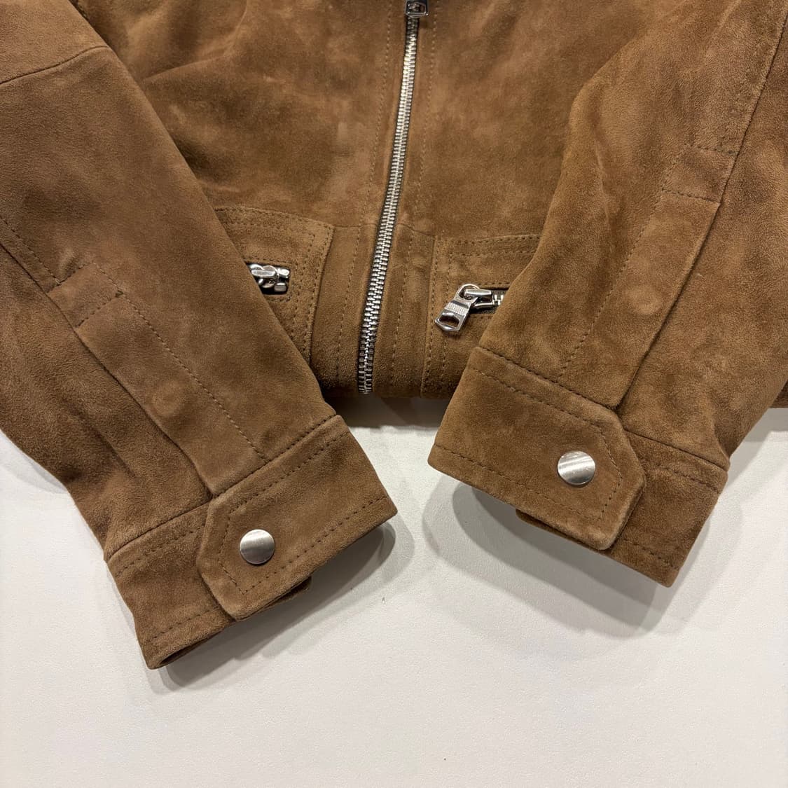 [M] 바나나리퍼블릭 브라운 스웨이드 양가죽 자켓 B681 상품이미지6