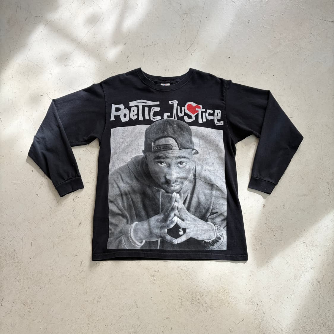 Yazbek 2PAC 포에틱 저스티스 빈티지 롱슬리브 M 상품이미지1