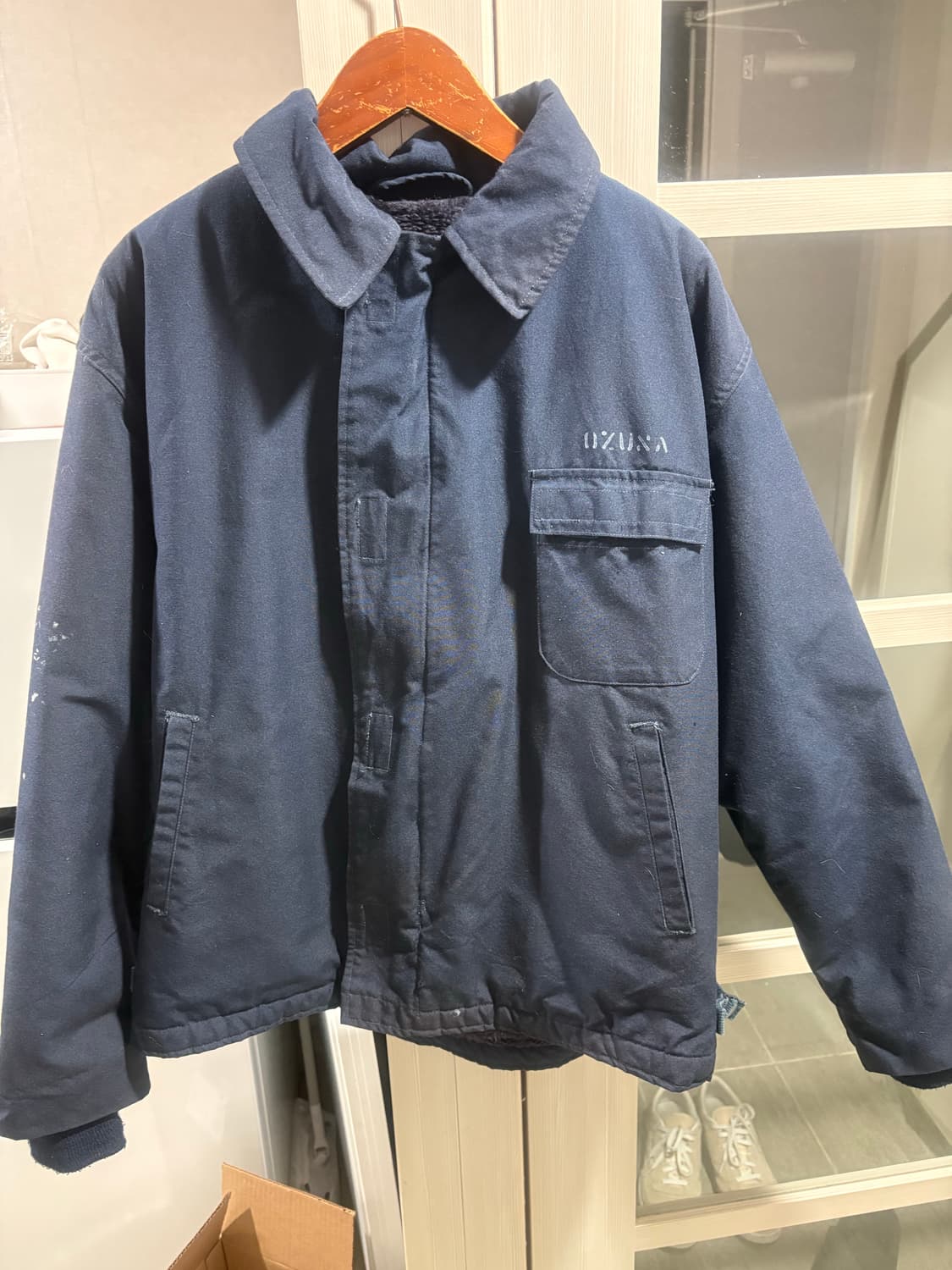 미군 오리지날 아라미드 a2 덱자켓 L(L/R) 상품이미지1