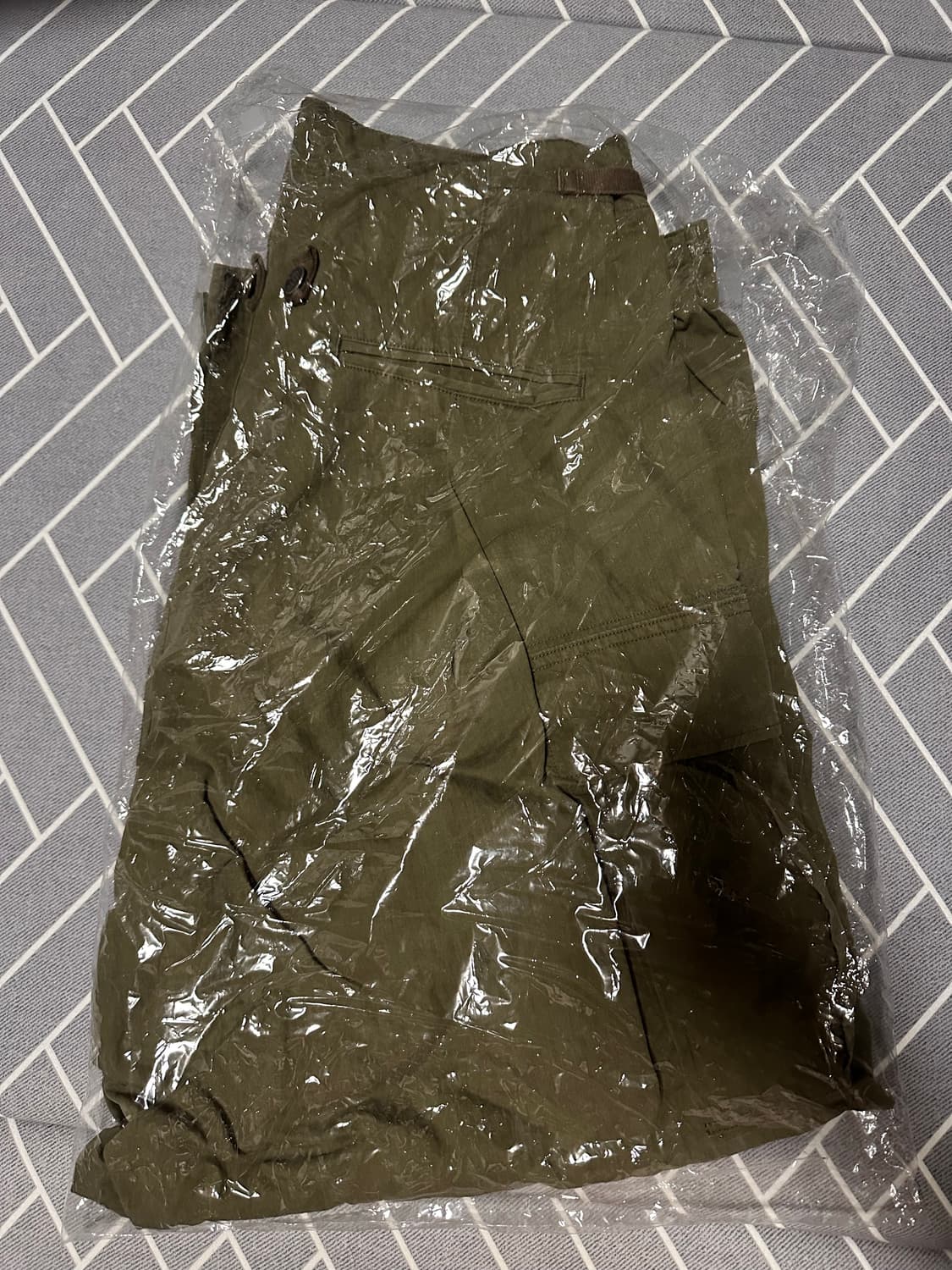 캐피탈 립스탑 점보 카고 팬츠 카키 상품이미지2