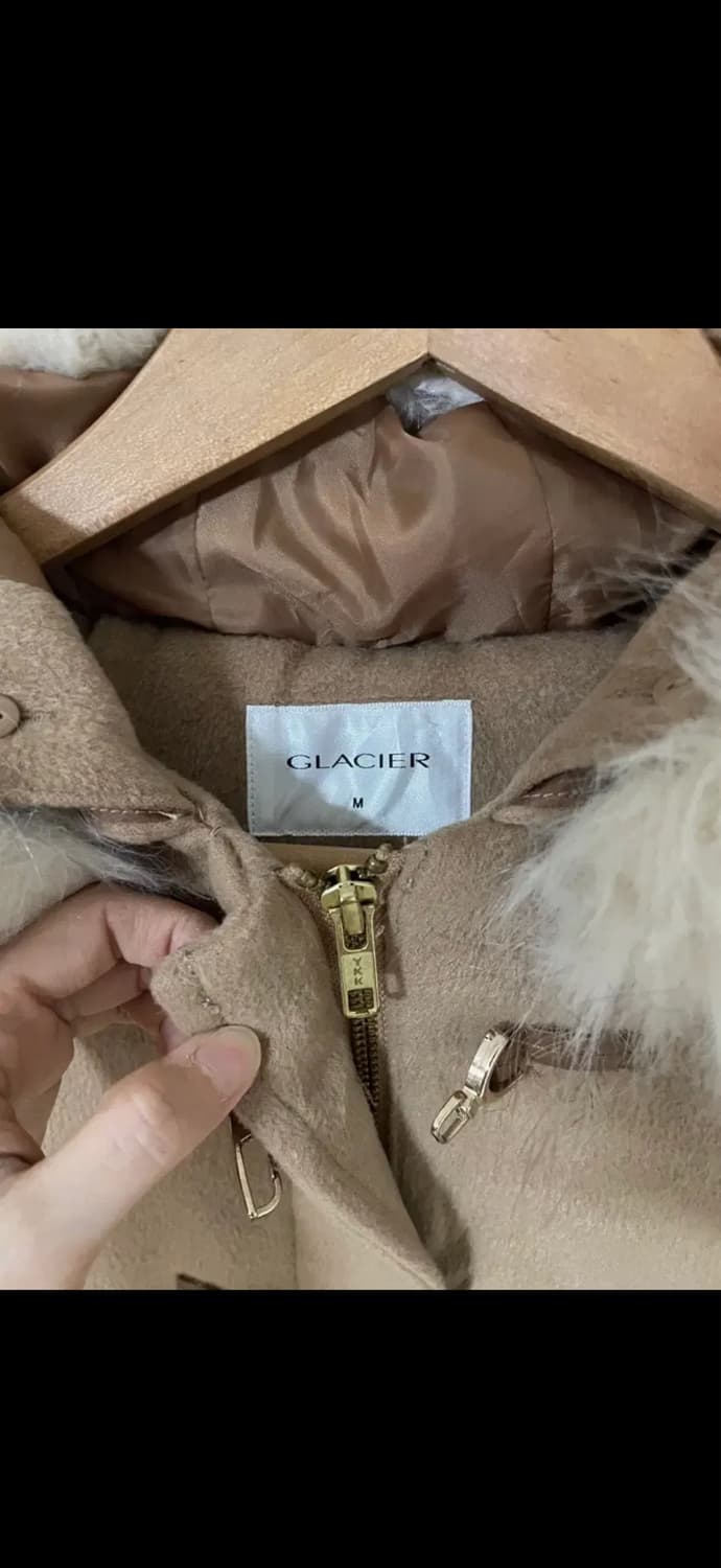 🦙[일본 빈티지] 베이지 털 후드 숏코트🧥 상품이미지7