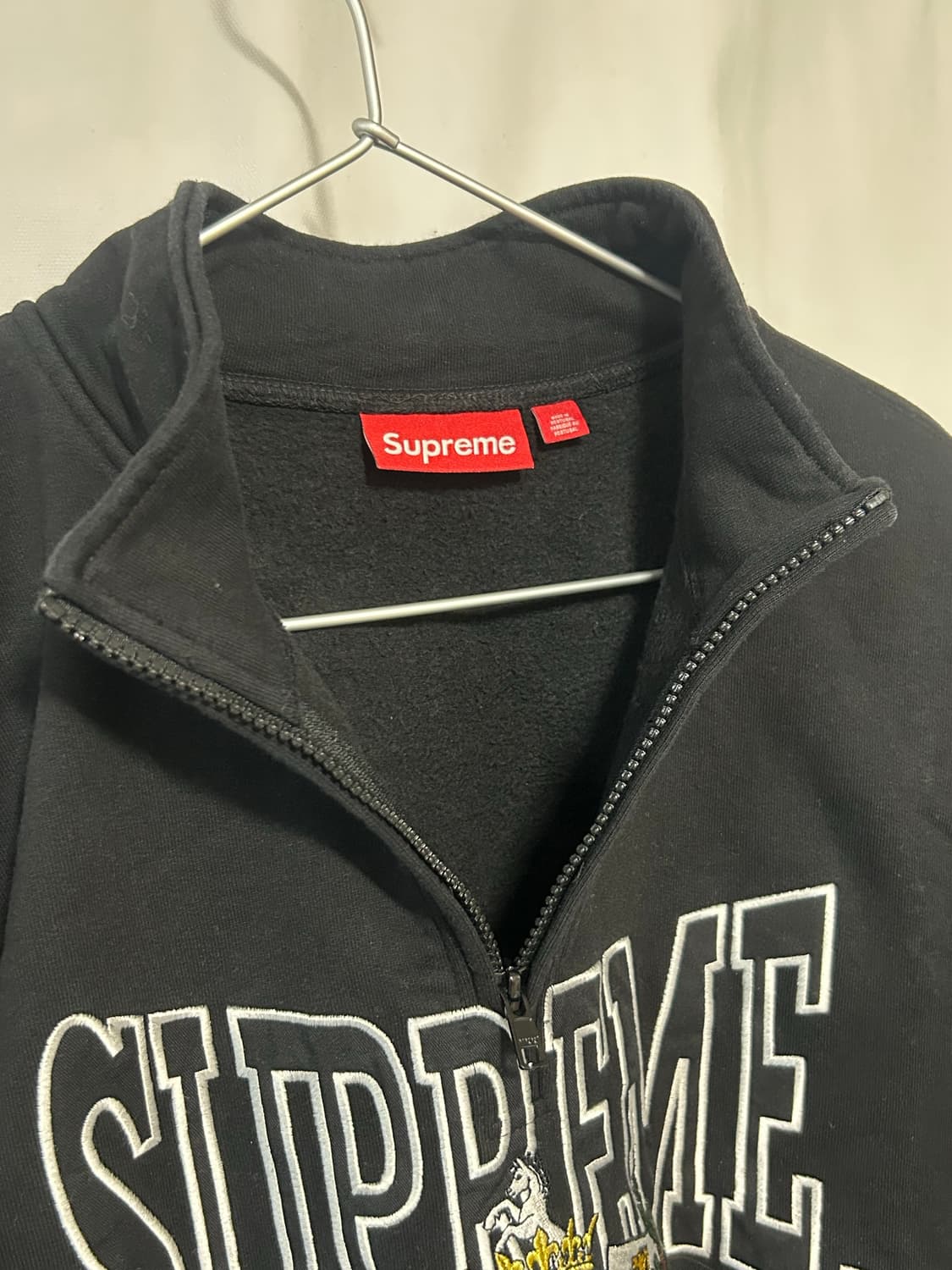 슈프림 하프집 검정L 상품이미지3