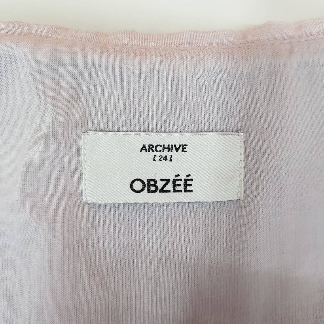 OBZEE 오브제 2022 크롭 셔츠 자켓 76-90-155사이즈 상품이미지6