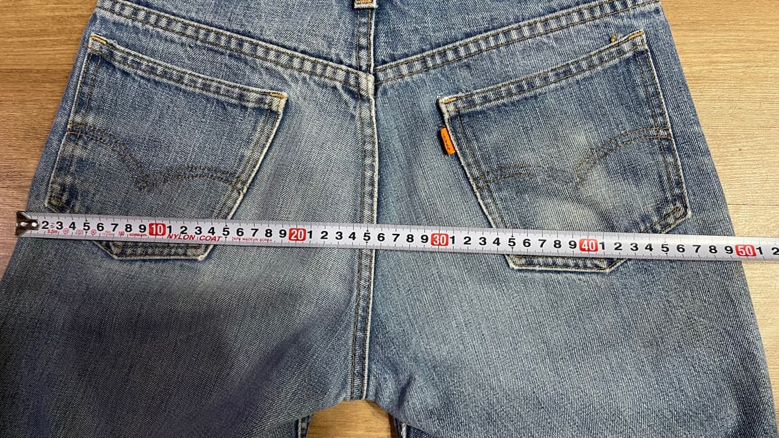 80년대 빈티지 리바이스 646 벨바텀 플레어 부츠컷 진 데님 오렌지 탭 상품이미지9