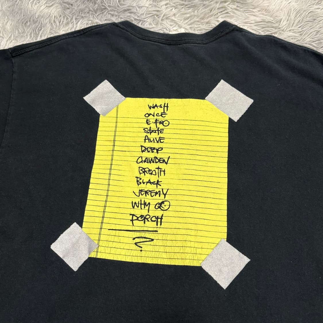 빈티지 Pearl Jam 펄잼 Alive 포스트잇 티셔츠 상품이미지5