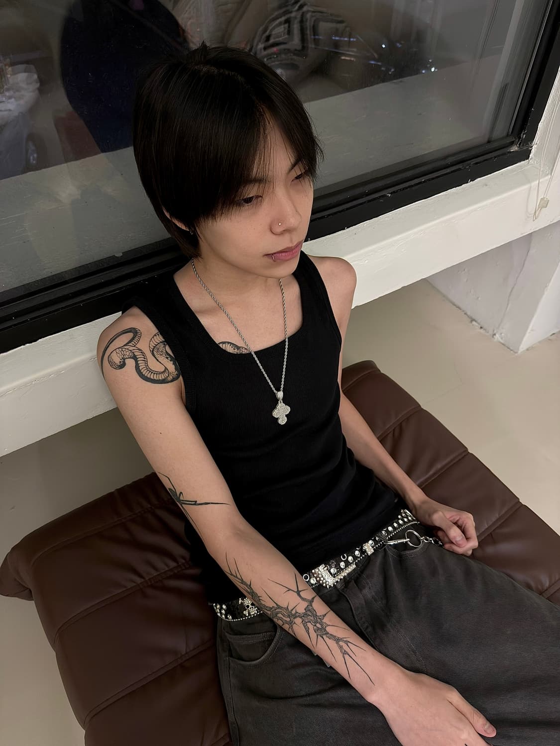 pcr053 Fat the cross necklace 상품이미지7