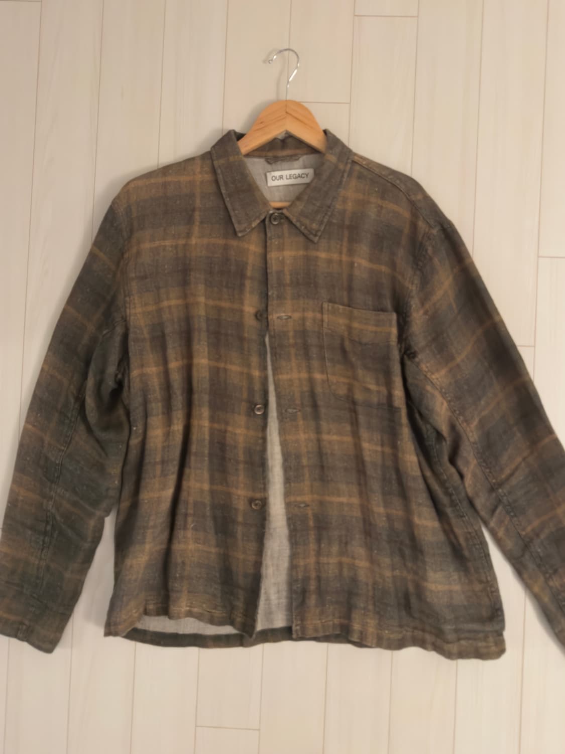 아워레가시 박스셔츠입니다.  상품이미지1