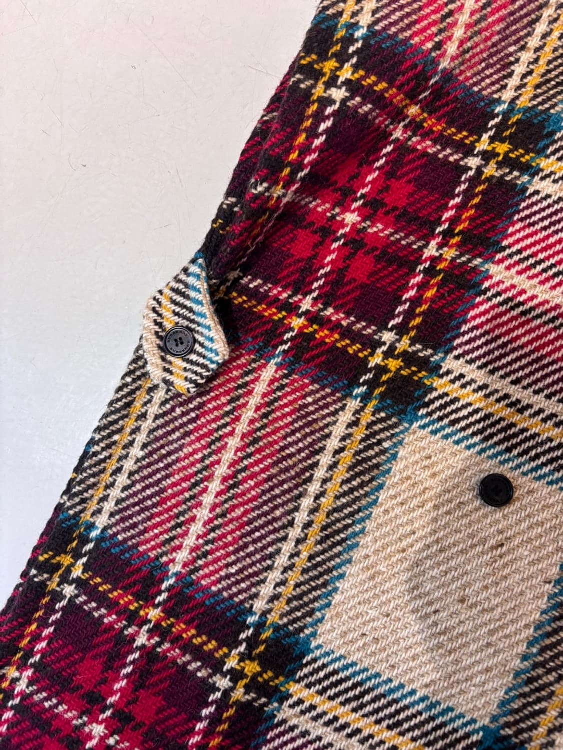 Vintage Burberry Wool Cape Coat 상품이미지7