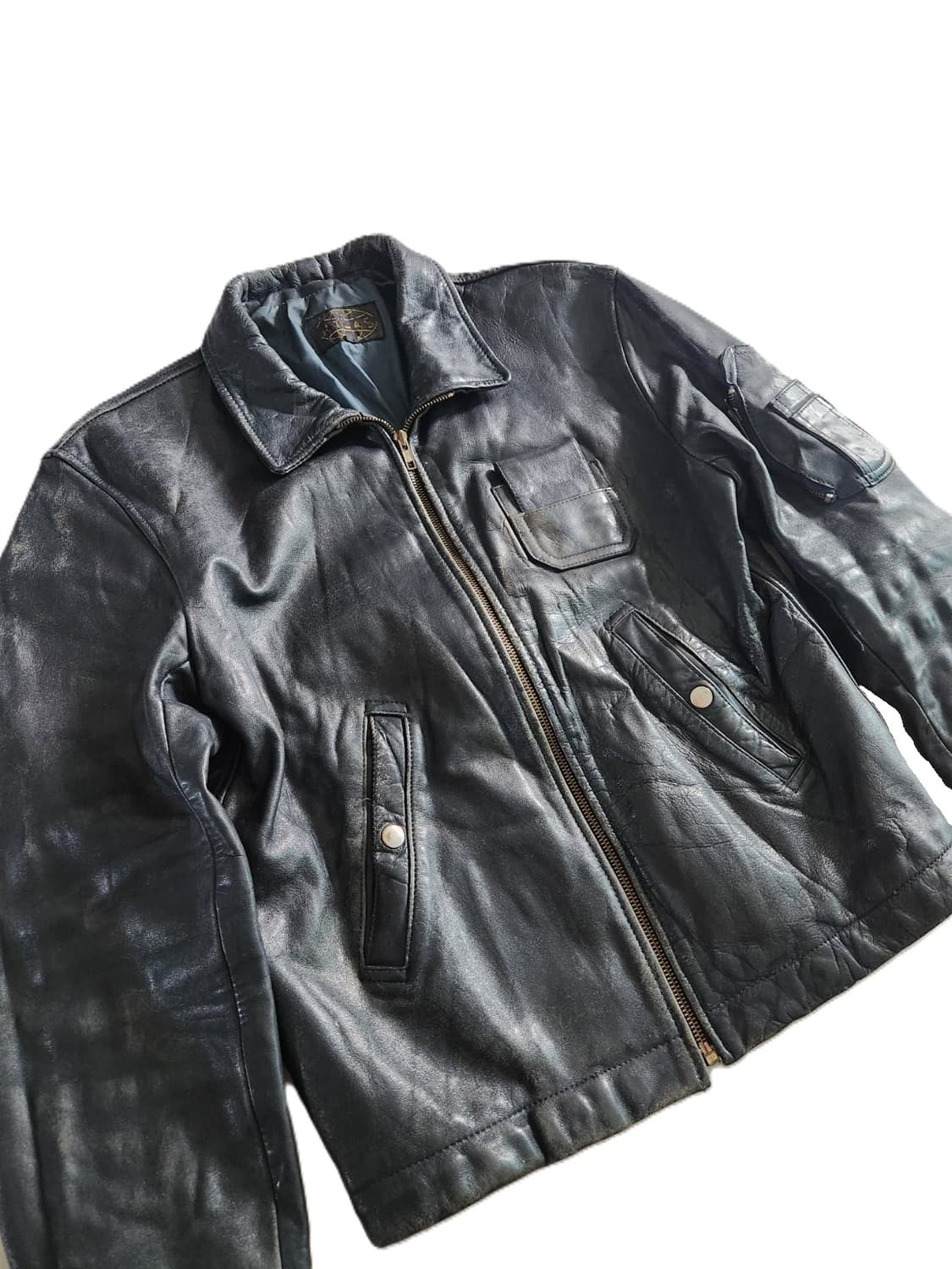 French Air Force Pilot Leather Jacket 상품이미지2