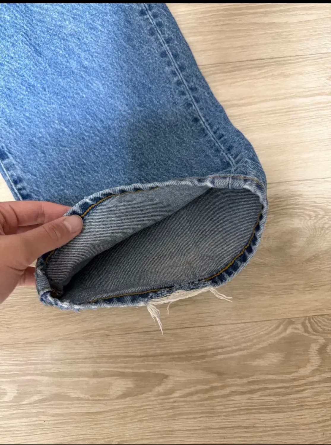 슈프림 배기 진 워시드 인디고 24fw 상품이미지8