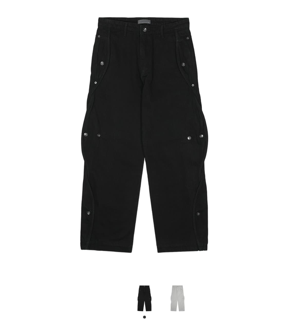 산산기어 코튼 웨이브 팬츠 블랙 3 사이즈 팝니다. 상품이미지1