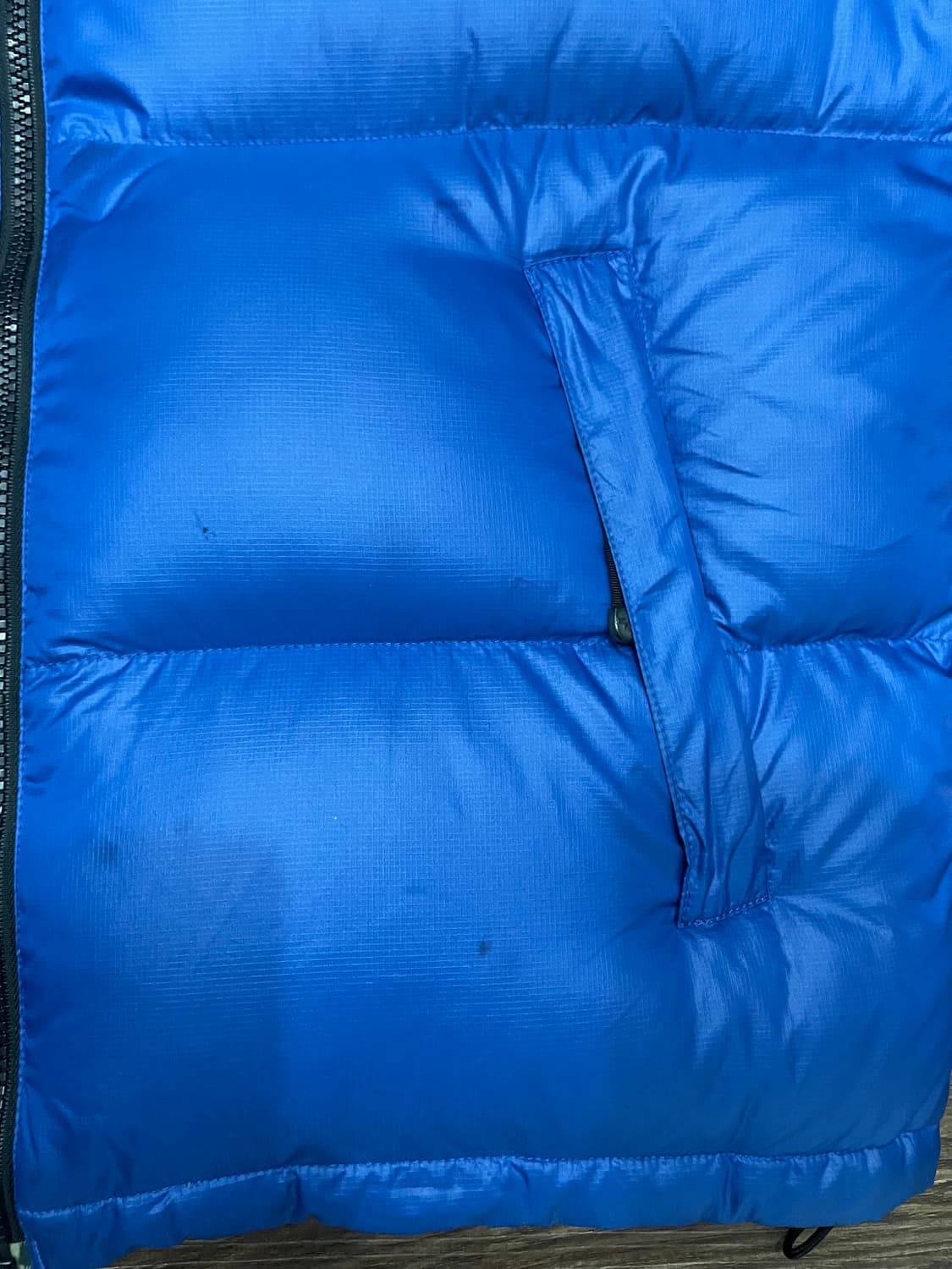 노스페이스 700 눕시 구스다운 푸퍼 패딩 블루 상품이미지5