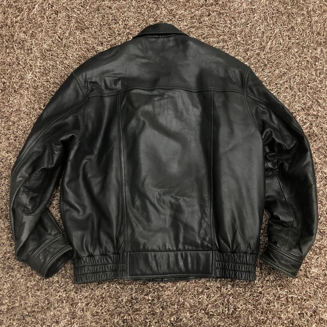 빈티지 양가죽 봄버 레더 가죽 자켓 상품이미지4