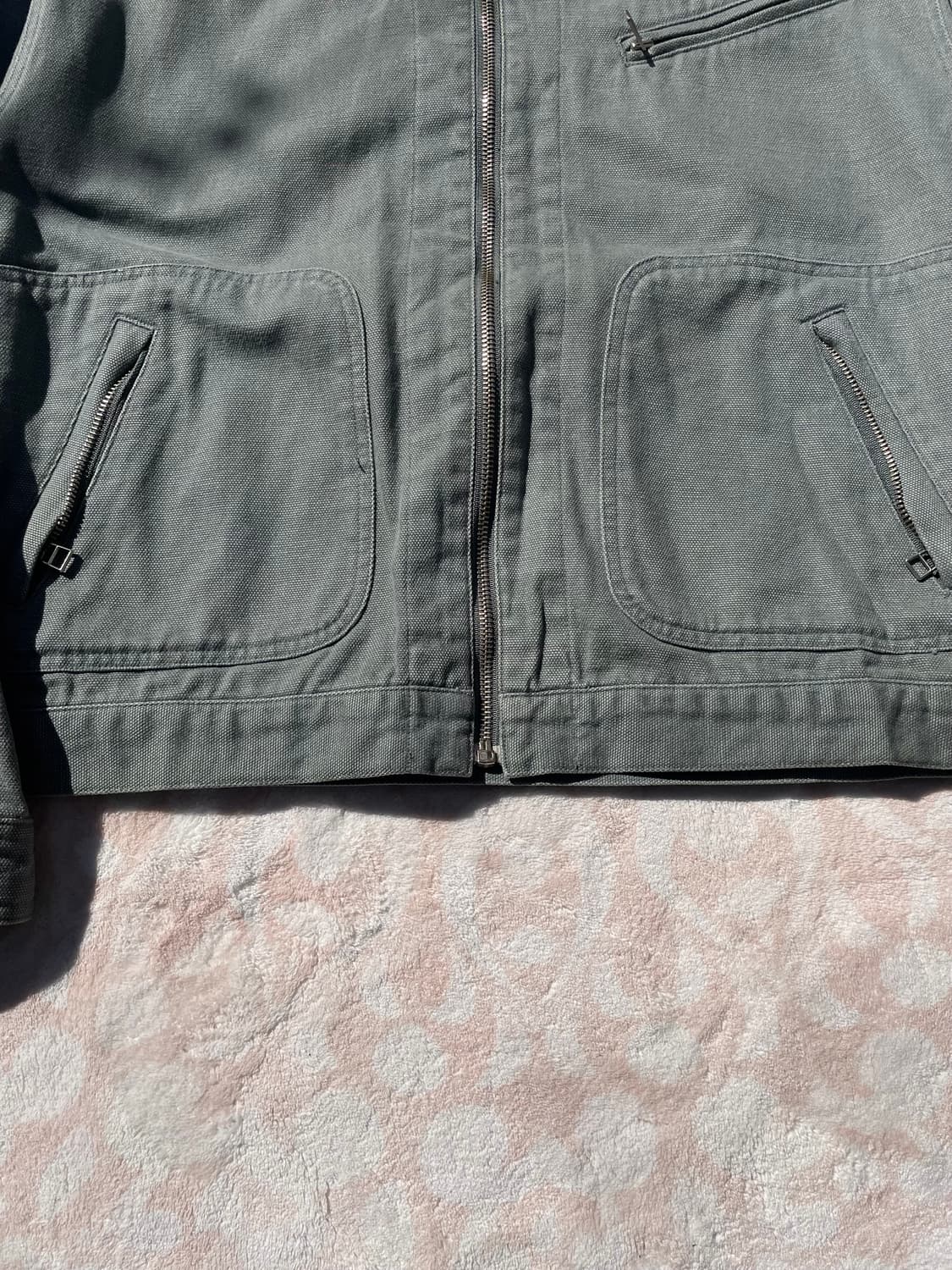 90s 켈빈클라인 세이지 그린 워크자켓 상품이미지4