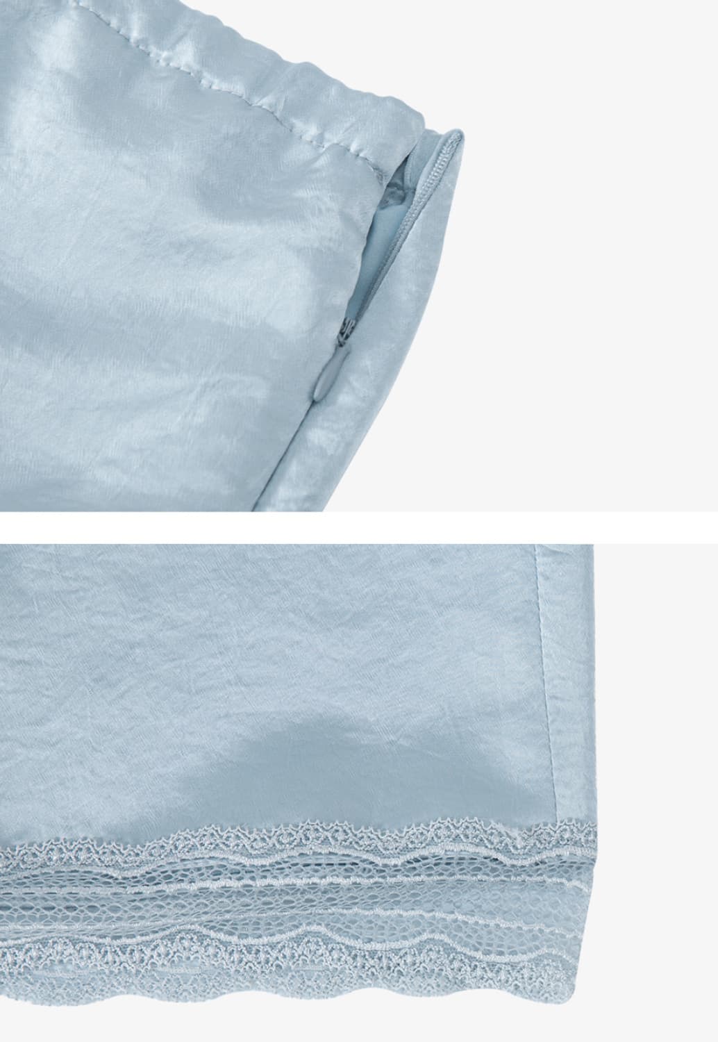 어센티 레이스 새틴 스커트 상품이미지5