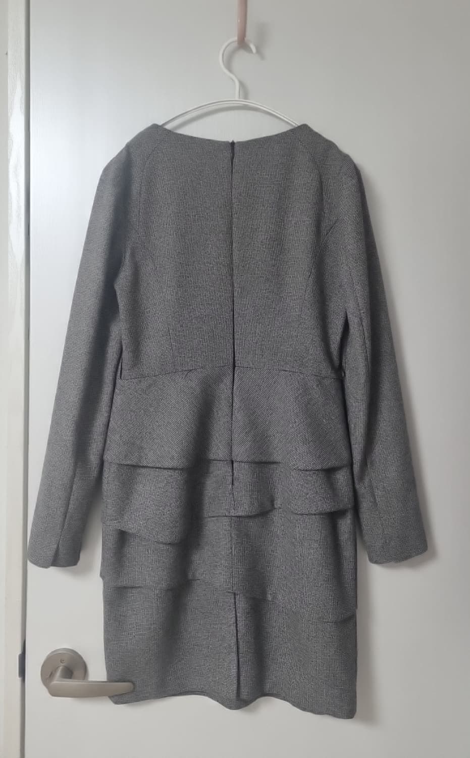 JJ지고트 JIGOTT 그레이 원피스 하객룩 (벨트 탈부착 가능) 상품이미지2