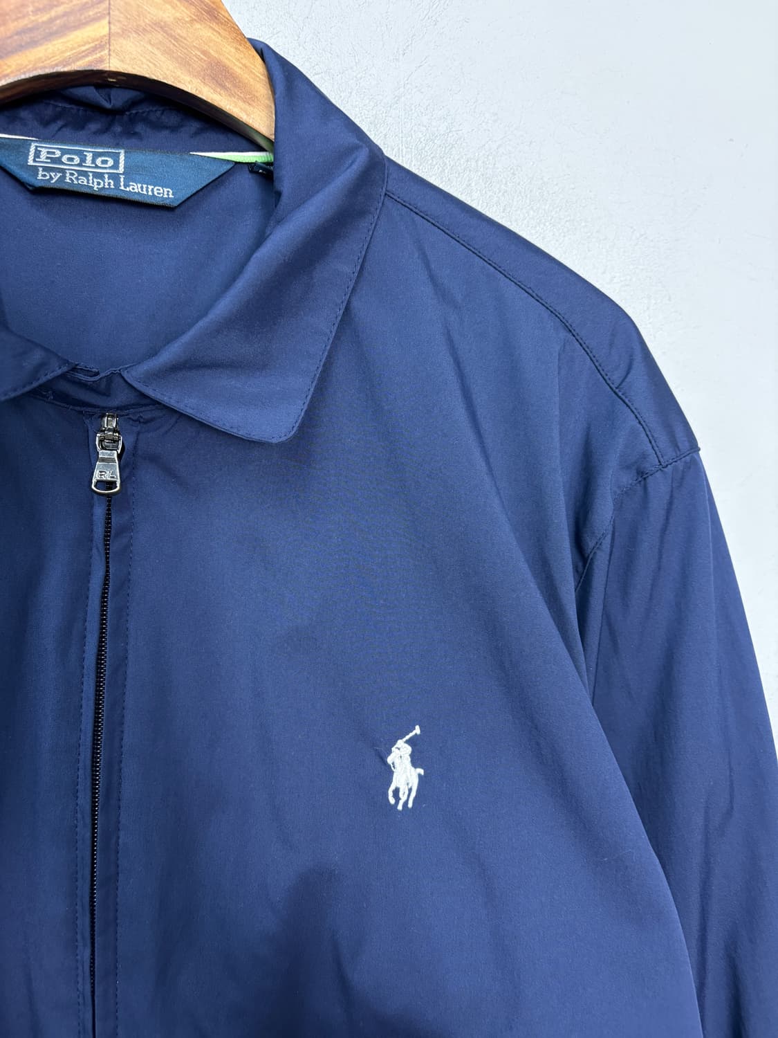 폴로랄프로렌 우븐 나일론 자수 투웨이 네이비 윈드브레이커 자켓  A356 상품이미지3