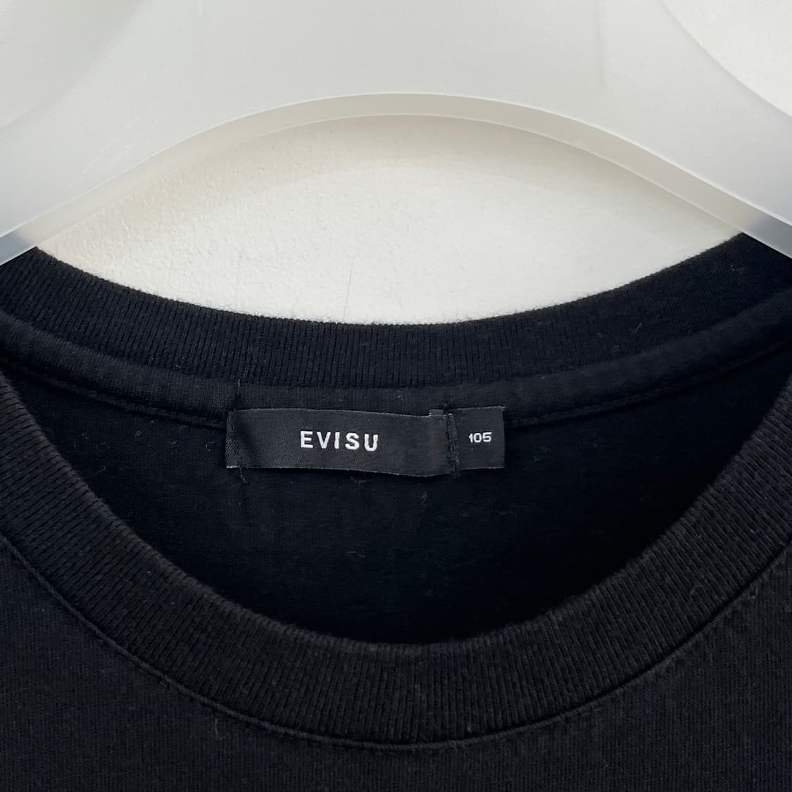 EVISU 에비수 아트웍 블랙 반팔 티셔츠 상품이미지5