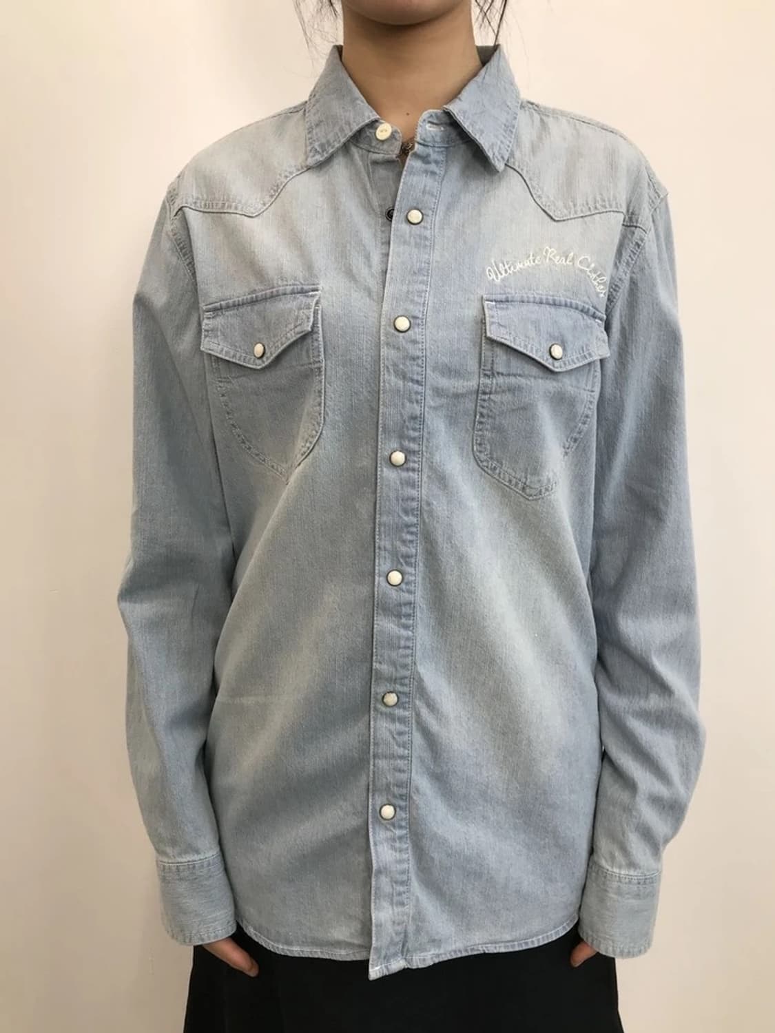 Thruxton Light Wash Denim Shirt 상품이미지2